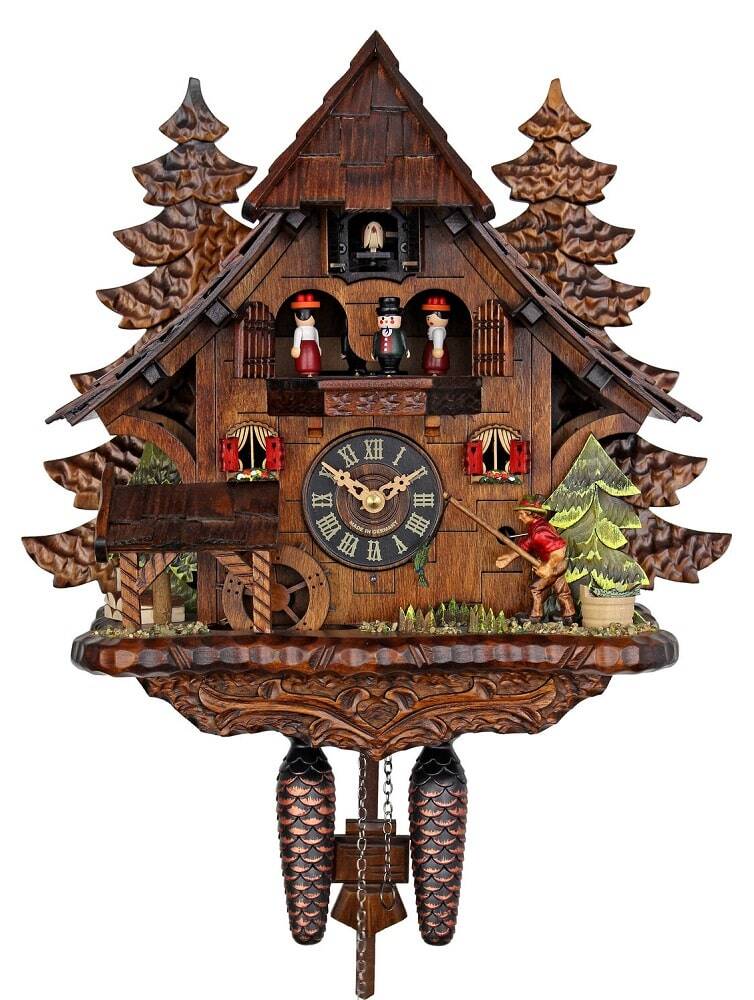 The Successful Fisherman Cuckoo Clock 4739QMT