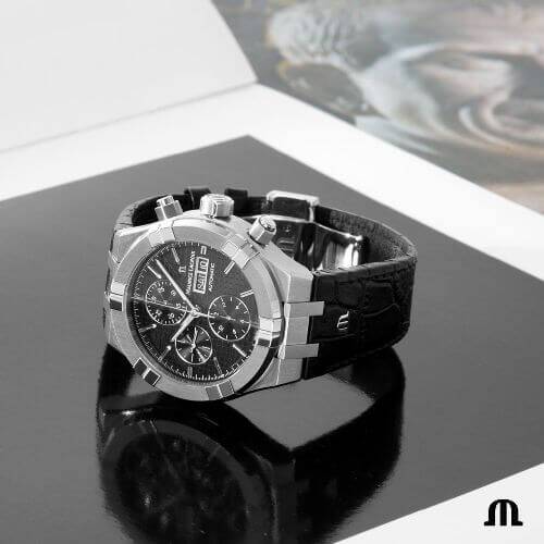 Maurice Lacroix AIKON Automatic Chronograph 44mm - AI6038-SS001-330-1 - Image 5
