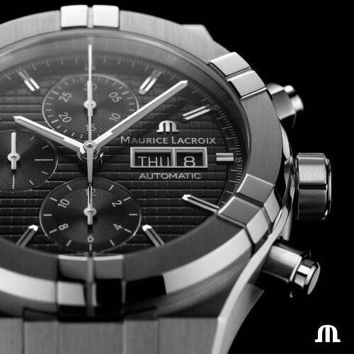 Maurice Lacroix AIKON Automatic Chronograph 44mm - AI6038-SS001-330-1 - Image 4