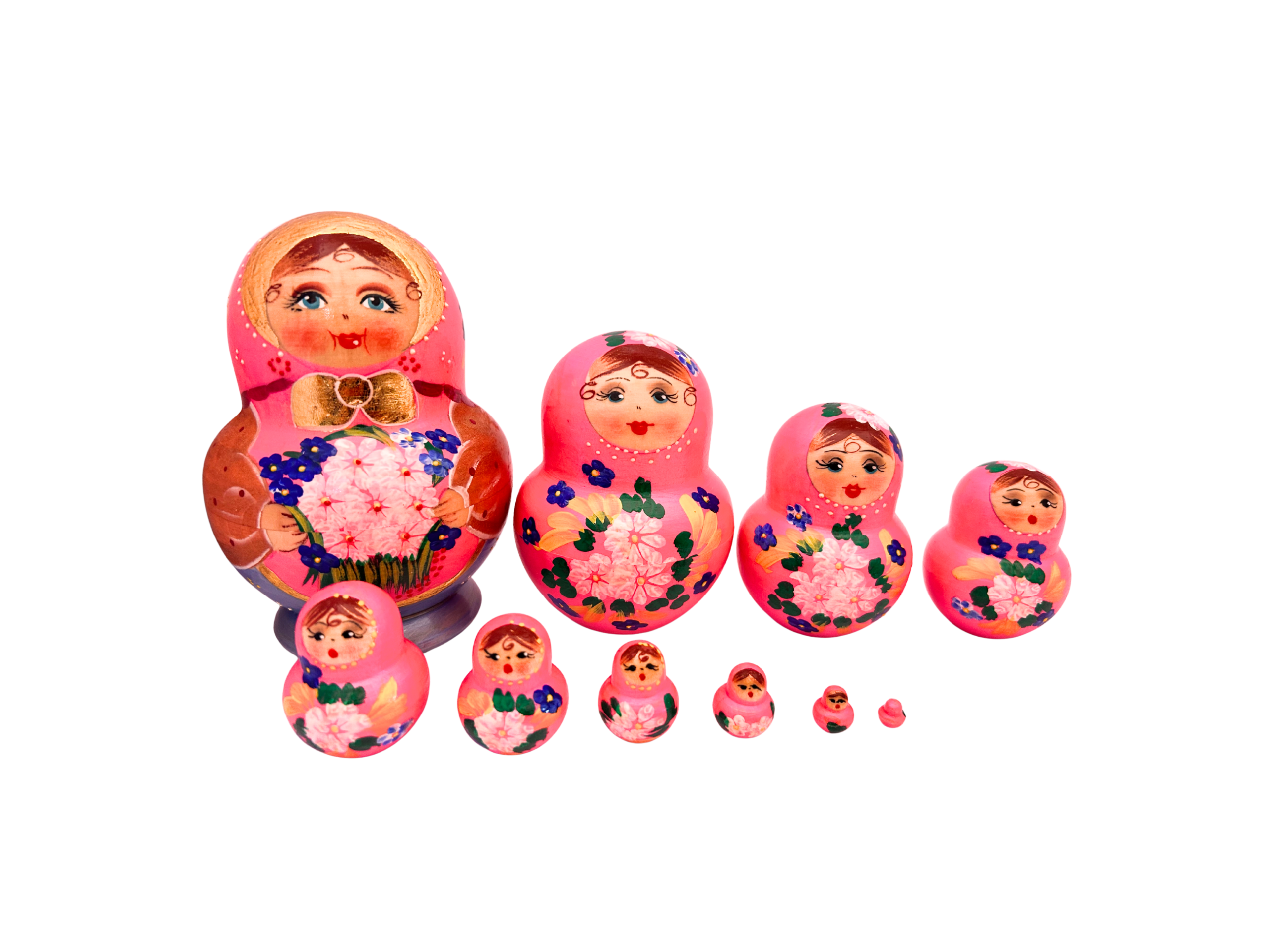 Artistic floral round (10 set large  13cm)