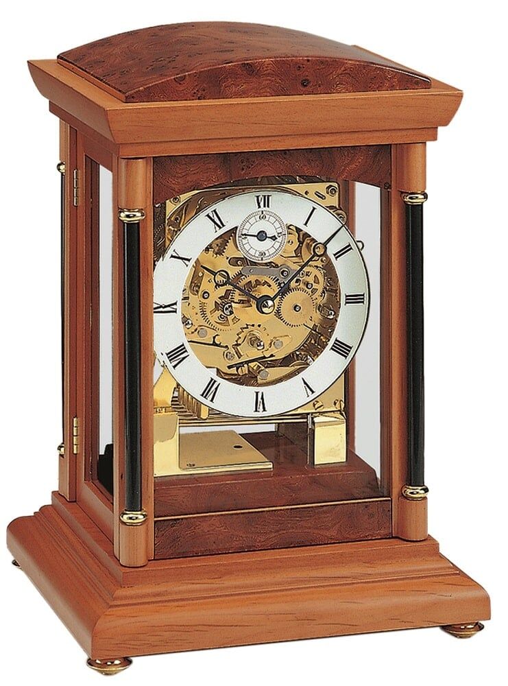 Cherry Wood Mantel Clock 2187 9