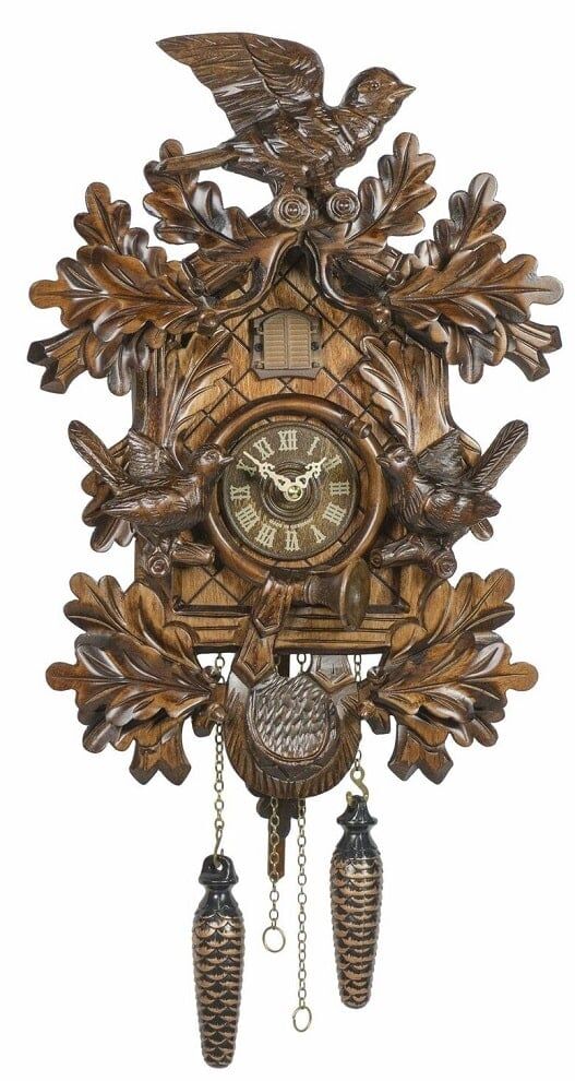 367QM Quartz Carved Cuckoo Clock