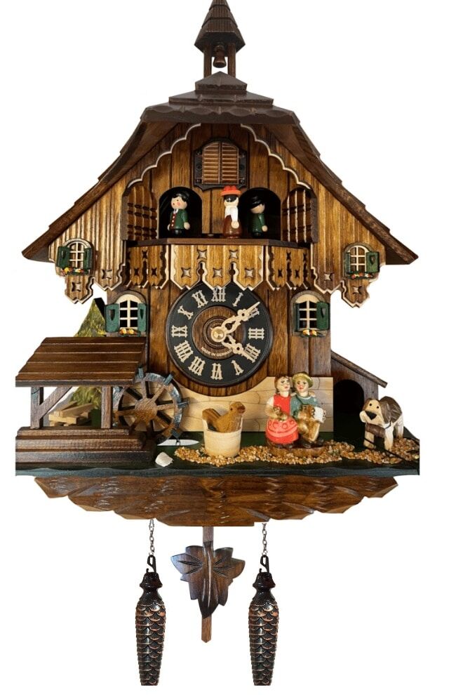 Quartz Kissing Couple Musical Cuckoo Clock 4484QMT