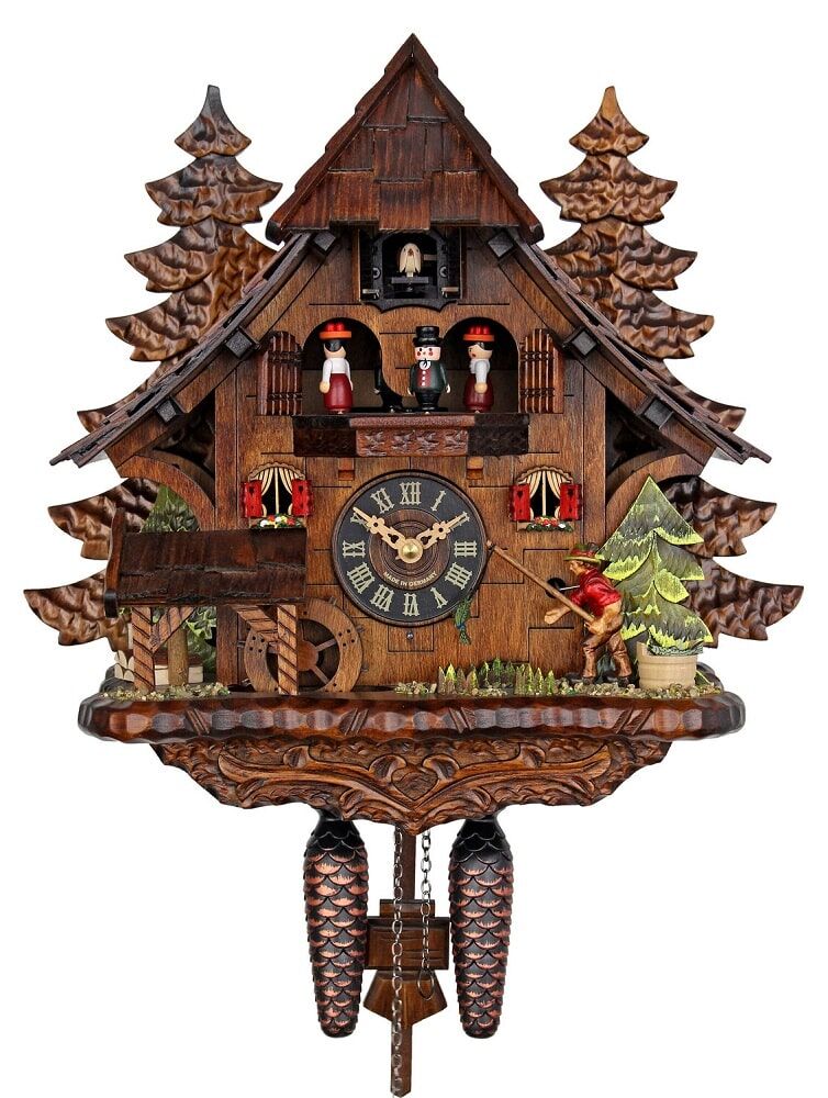 The Successful Fisherman Cuckoo Clock 4739QMT