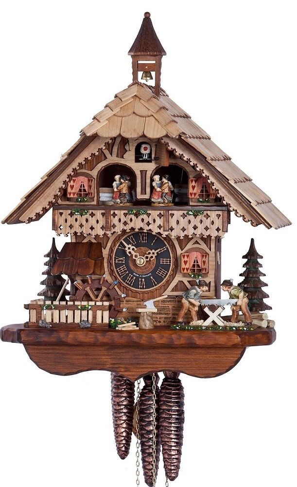 Wood Sawer Cuckoo Clock 6258T
