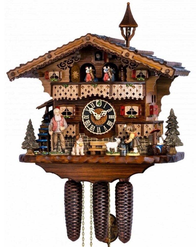 Heidi And Peter 8 Day Musical Cuckoo Clock 86753T