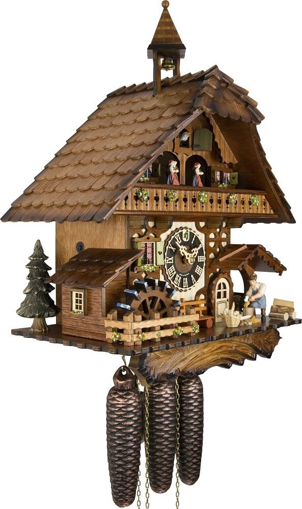 86787T Musical Wood Chopper Cuckoo Clock - Image 2