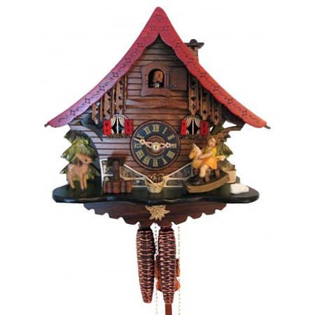 Black Forest Rocking Horse Cuckoo Clock 4715F