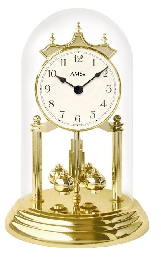 J1201 Glass Dome Quartz Mantel Clock