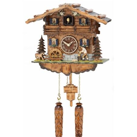 Quartz Wood Chopper tr494QM Cuckoo Clock