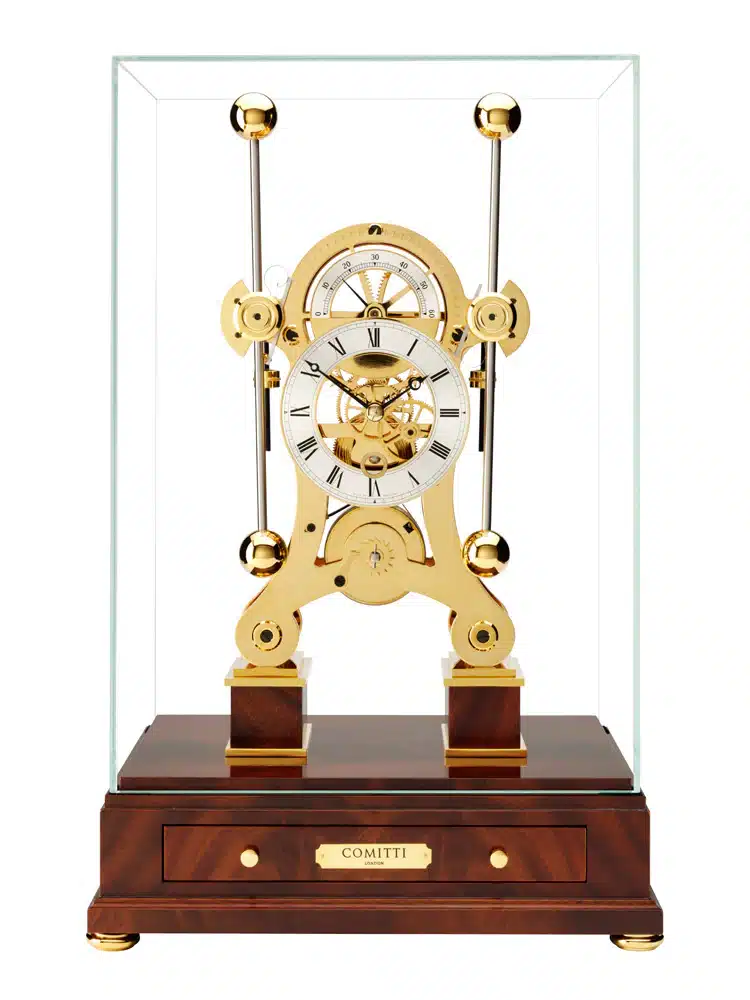 THE NAVIGATOR GOLD PLATED WITH MAHOGANY BASE S5016G