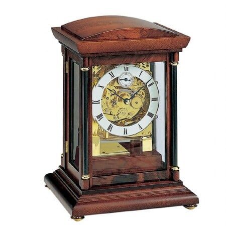 Walnut Mantel Clock 2187 1