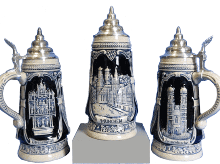 Munich Blue Beer Stein 0.5l - 303-SG