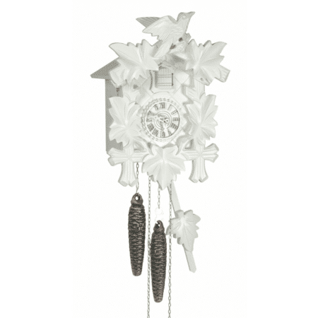 White Cuckoo Clock - 1100Weiss