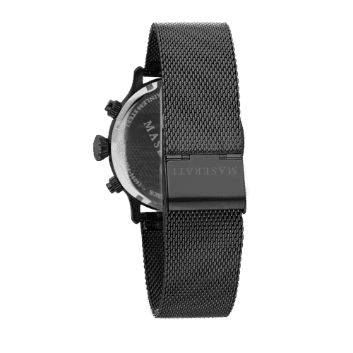 EPOCA 42mm Black Steel Mesh Watch - R8873618006 - Image 2
