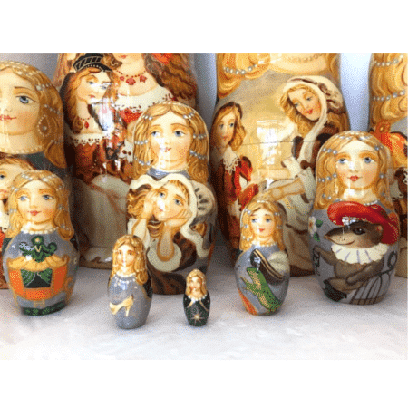 LIMITED EDITION Cinderella Russian Matryoshka Doll - 10piece set - Image 2