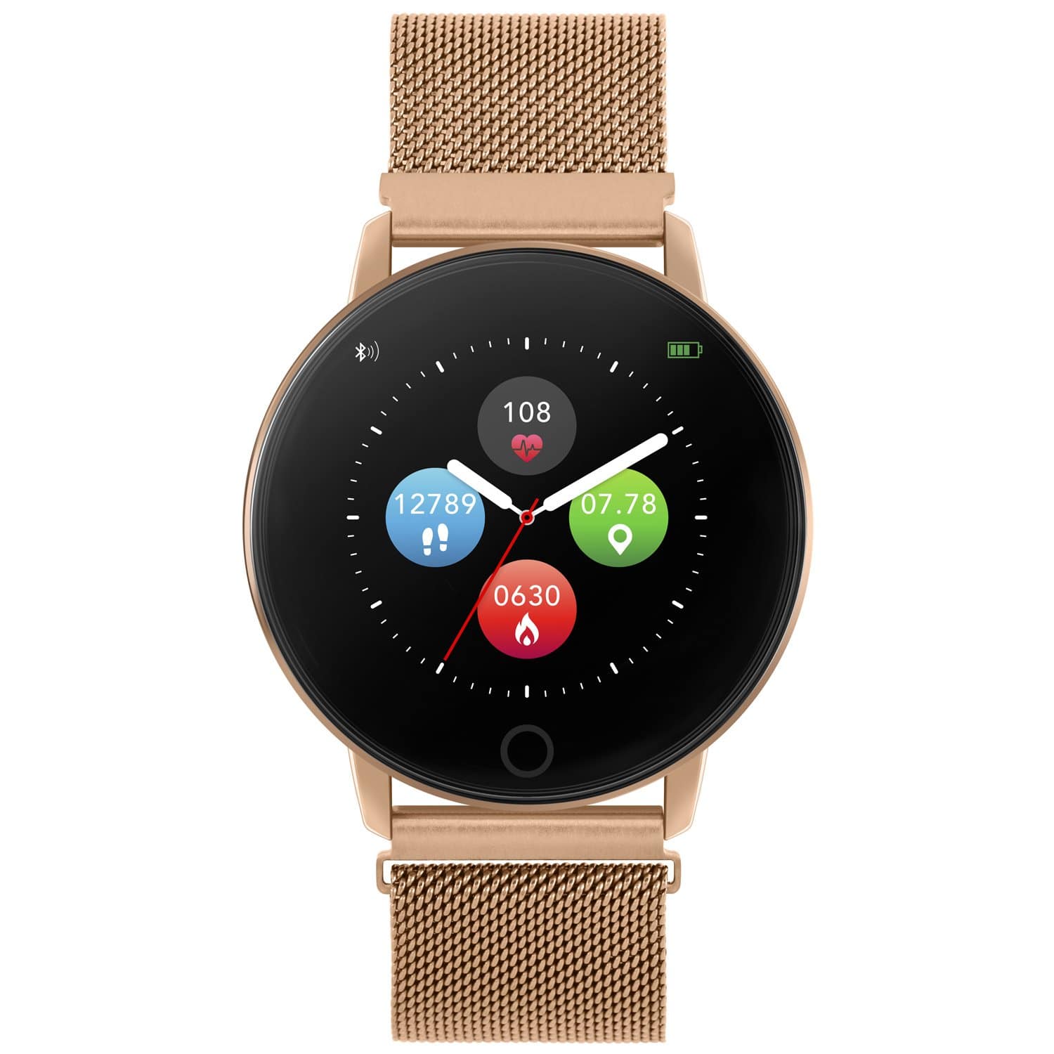 Reflex Active Smart Watch Rose-Gold Mesh Strap - RA05-4016