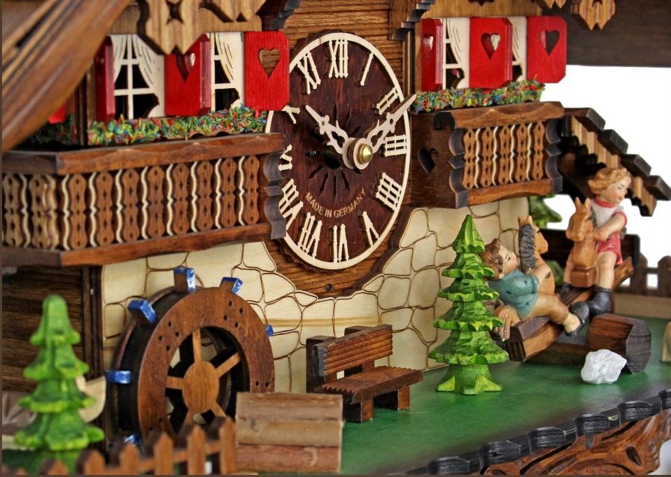 Quartz Musical Rocking Horse Cuckoo Clock - 4896QMT - Image 3