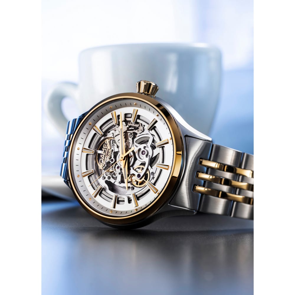 Roamer Competence Skeleton III (Silver & Gold Tone) - 101663-47-15-10N - Image 2