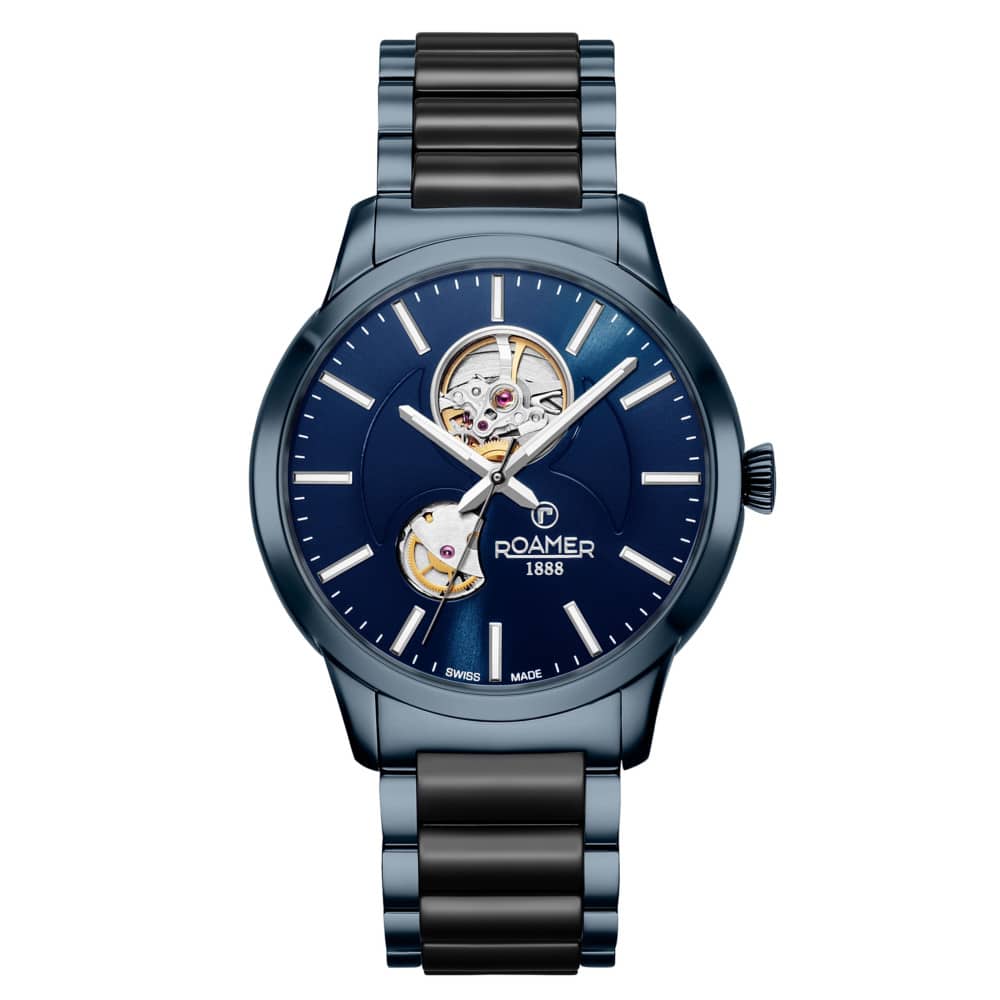 Roamer C-Line Automatic (Black & Blue Tone) - 672661-40-45-60