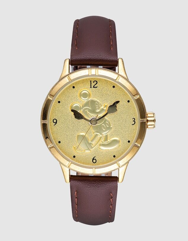 Mickey Sculpted Dial Gold - TA56904