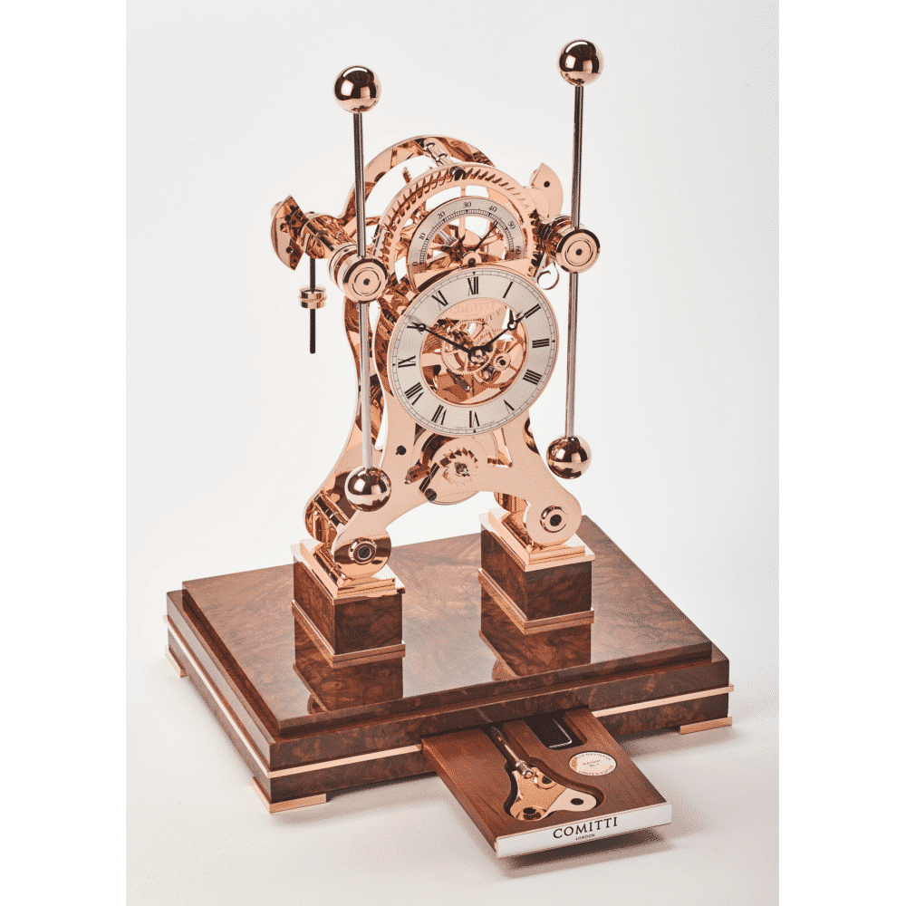 THE NAVIGATOR - LIMITED EDITION - ROSE GOLD PLATED WITH TIMBER BASE S5266RG - Image 2