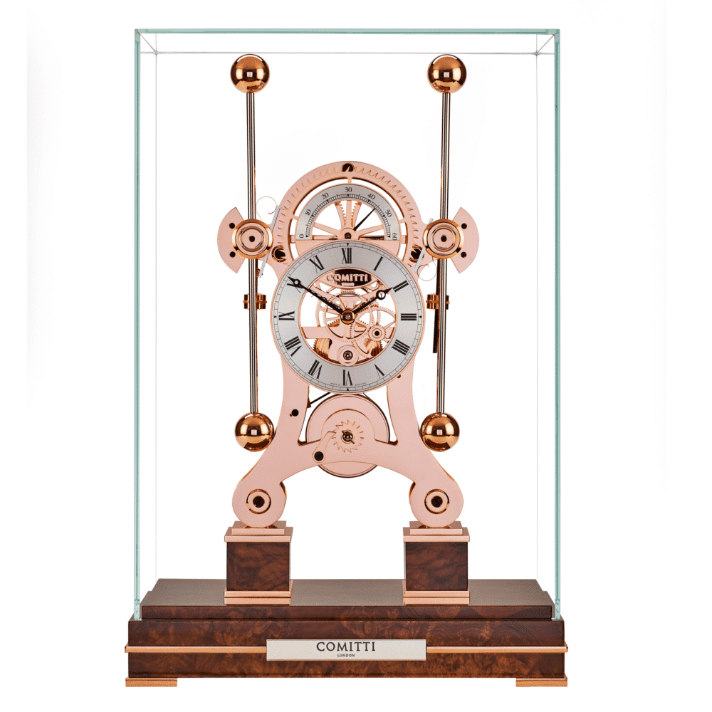 THE NAVIGATOR - LIMITED EDITION - ROSE GOLD PLATED WITH TIMBER BASE S5266RG