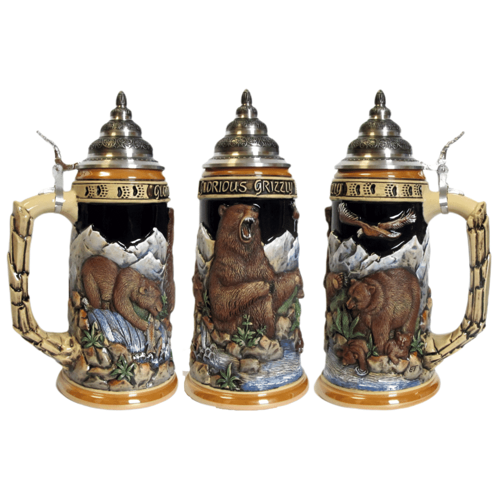 Grizzly Bear Stein .75L - 956