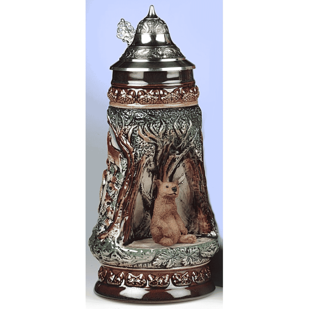 Wildlife Grotto with Bear Stein - 335BE