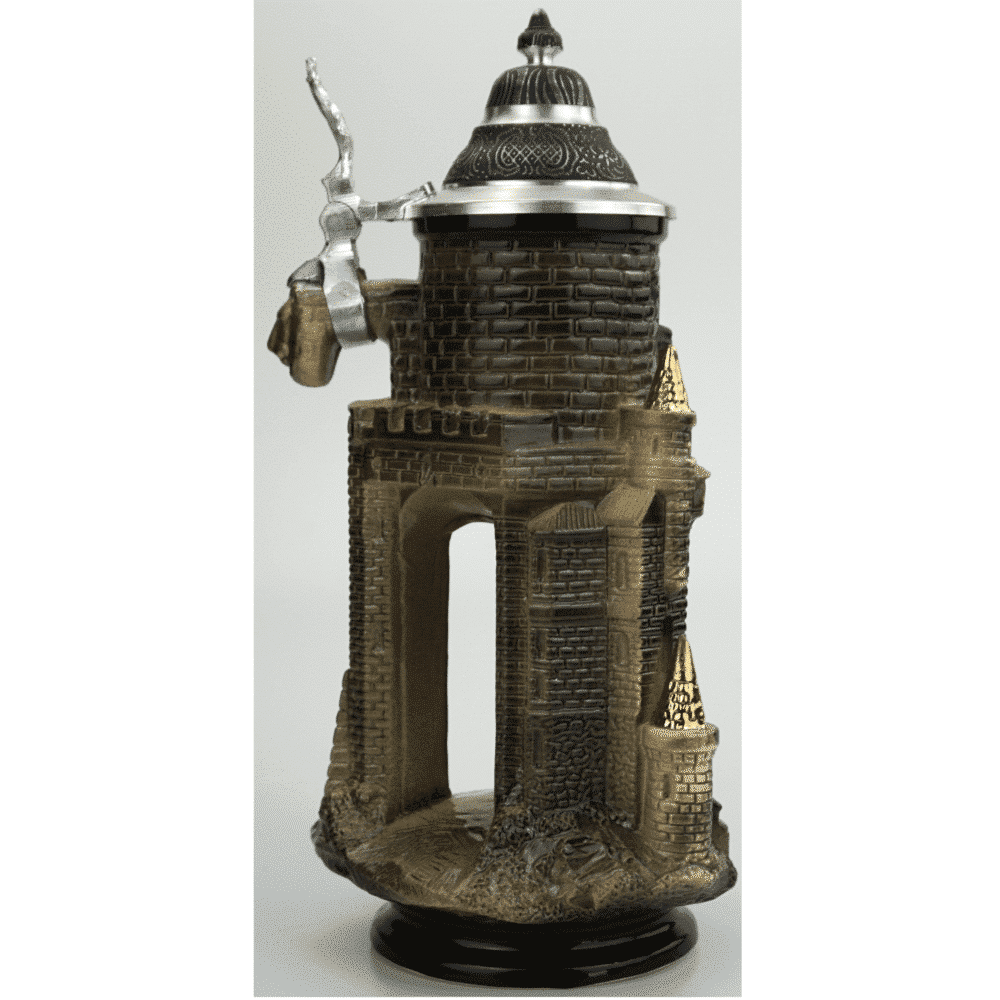 3D Castle Stein with Pewter Eagle - T1212DZ - Image 2