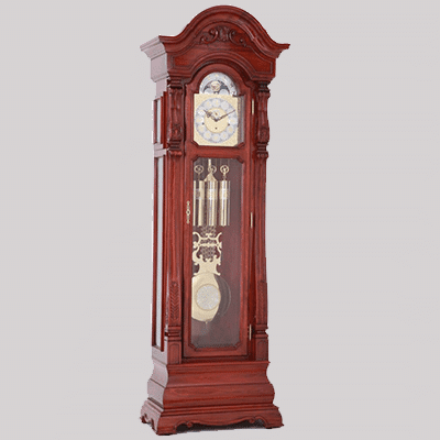 958-12 Kissing Grandfather Clock