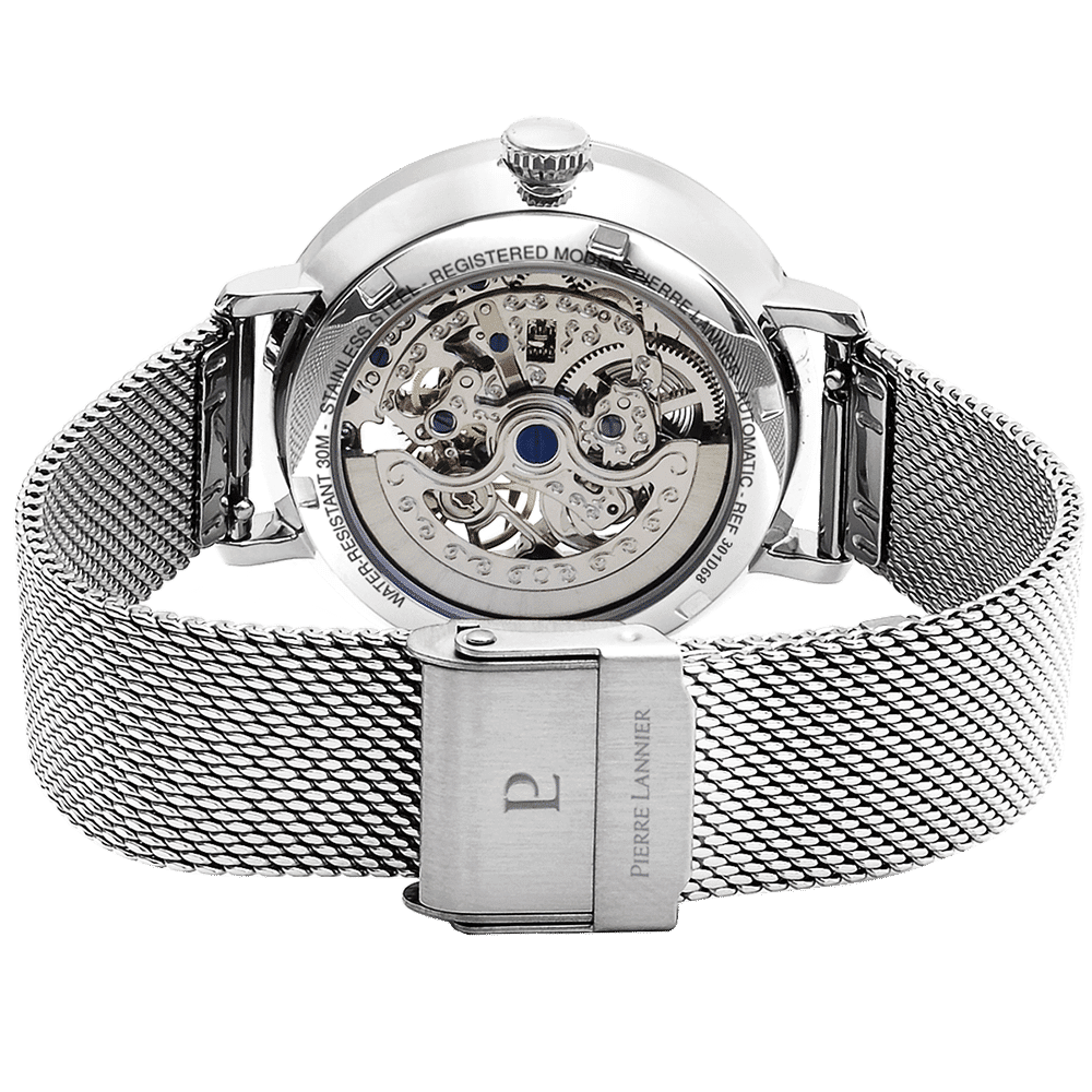 Pierre Lannier Women's Celeste Watch Bicoloured Dial with Silver Mesh Strap - 301D681 - Image 4