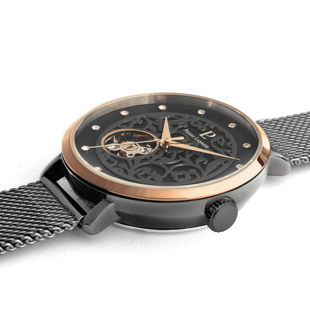 Pierre Lannier Women's Eolia Watch Grey Dial with Grey Strap - 310F988 - Image 3