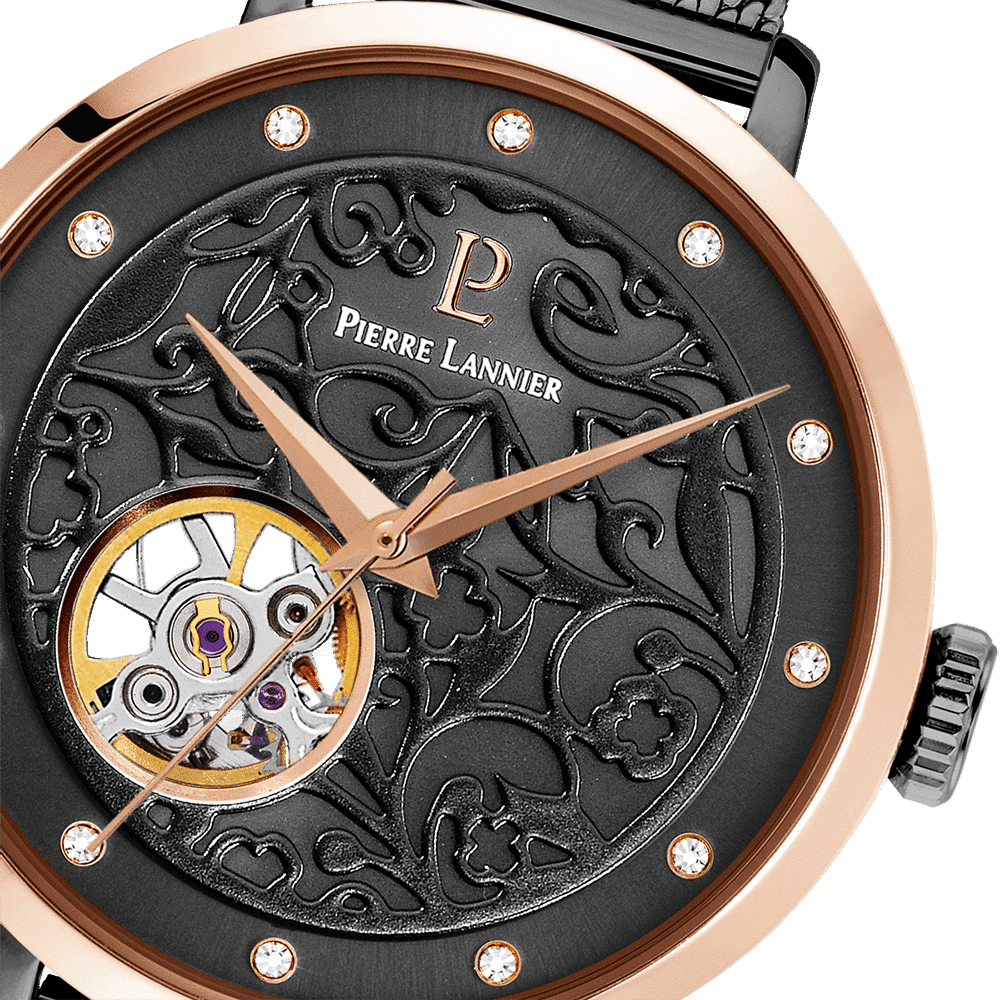 Pierre Lannier Women's Eolia Watch Grey Dial with Grey Strap - 310F988 - Image 2