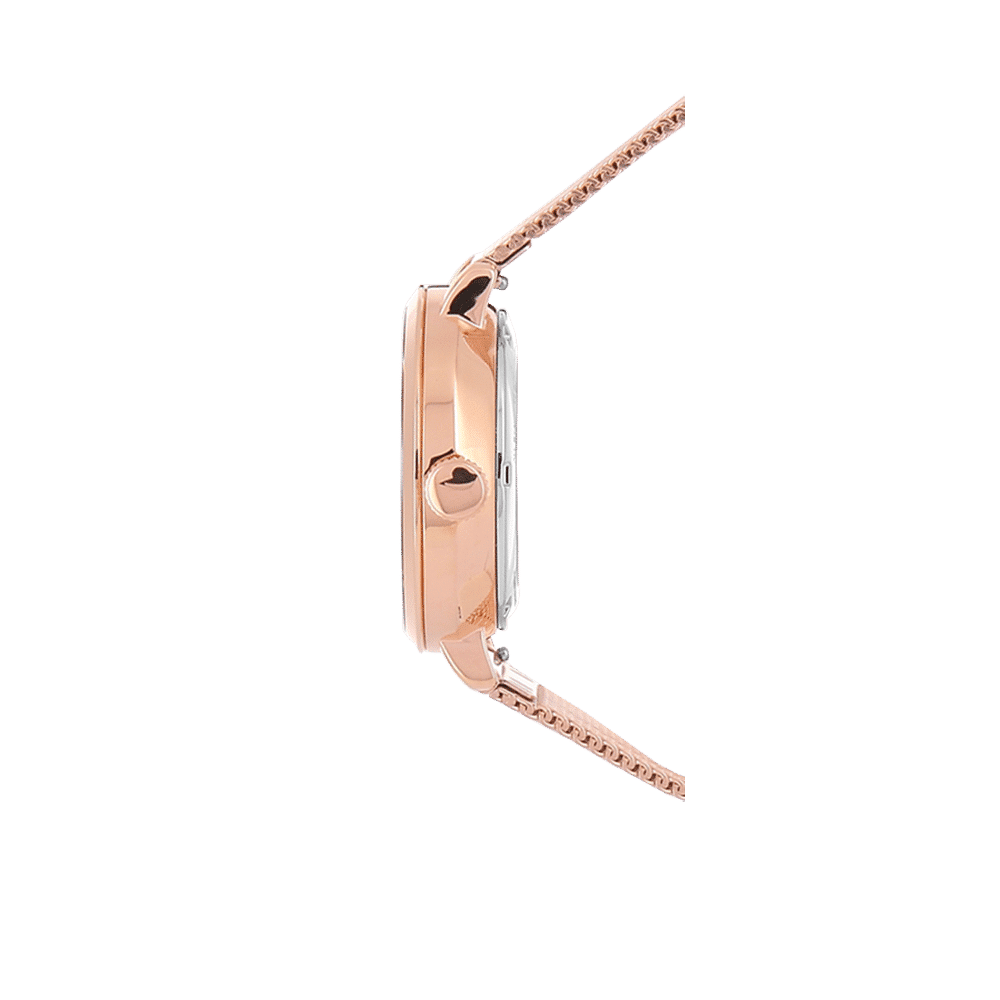 Pierre Lannier Women's Automatic Black Dial with Rose Gold Mesh Strap - 313B938 - Image 6