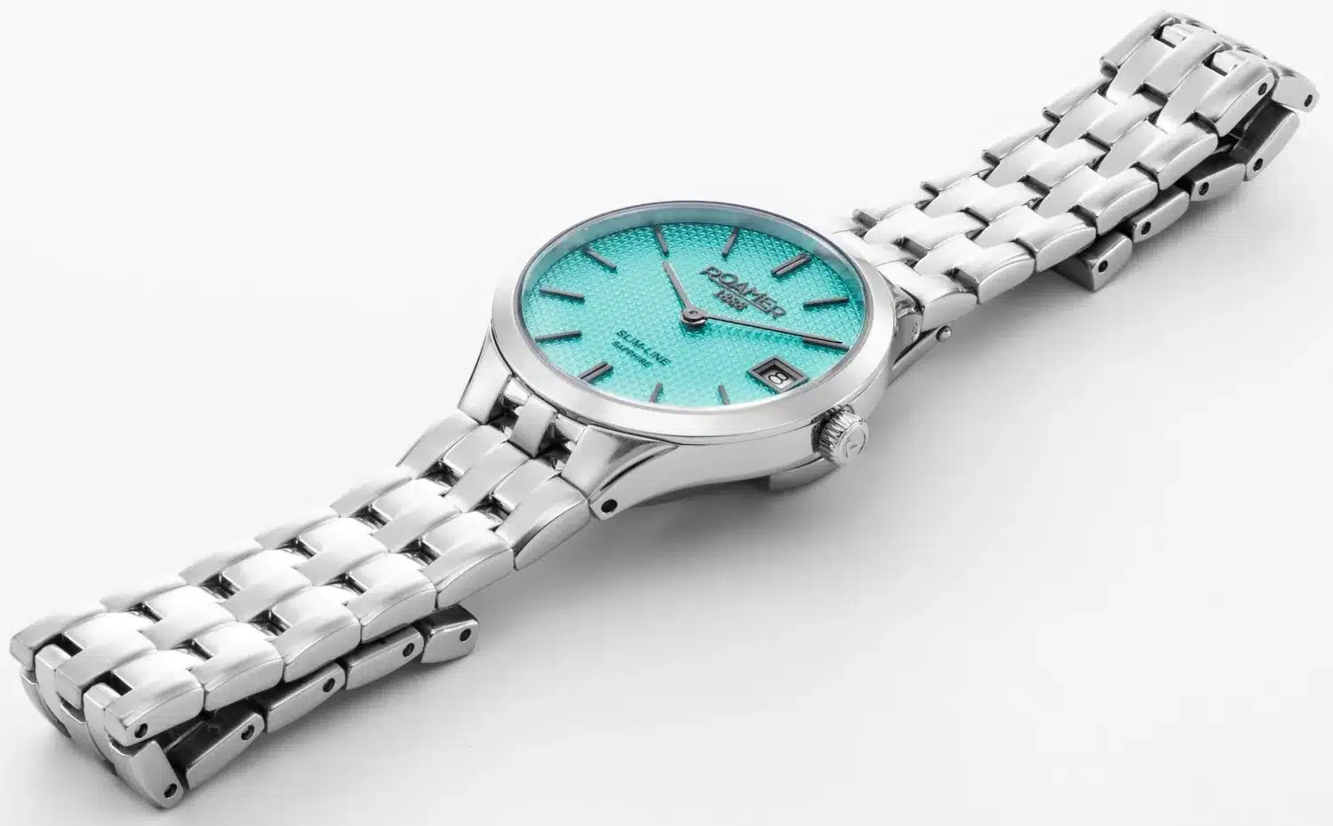Roamer Ladies Classic Slimline Sky Blue - 512857 41 05 20 - Image 3