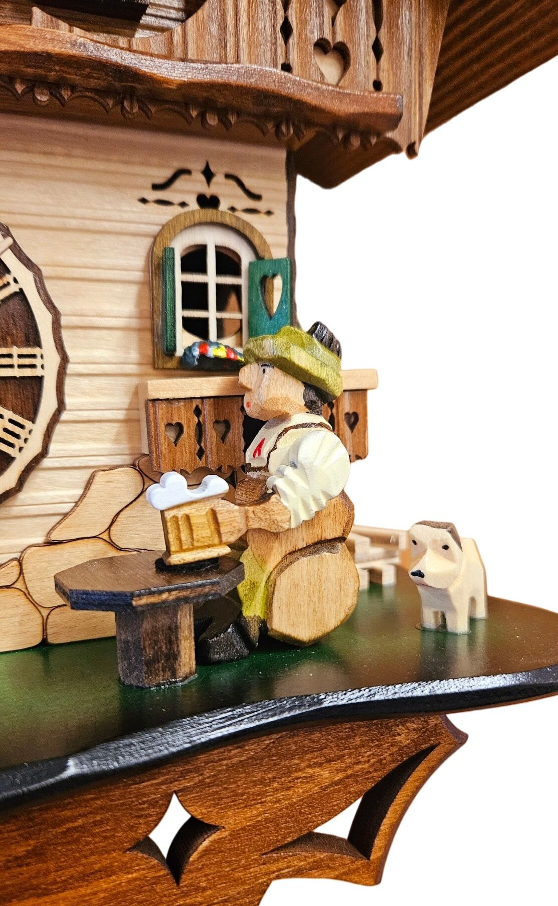 Beer Drinker Quartz Cuckoo Clock With Music 411QM - Image 4