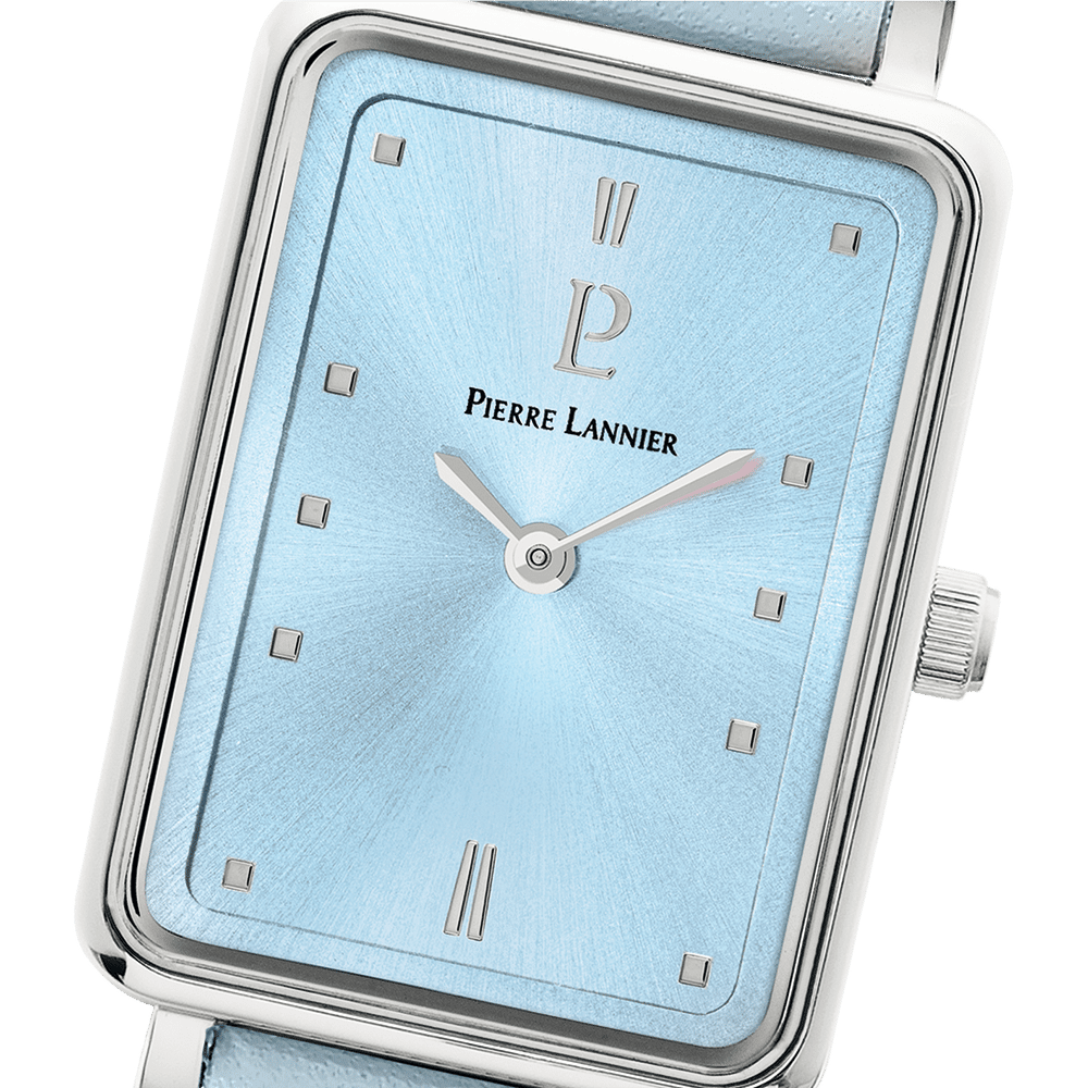 Ariane with pale blue dial and blue leather strap - 049D666 - Image 2