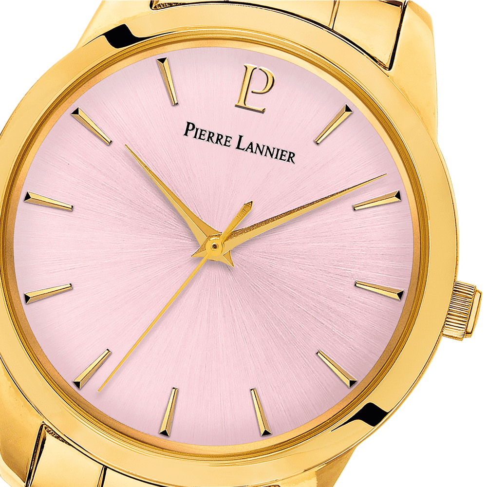 Roxane Watch with pink dial and stainless steel strap - 067M552 - Image 2