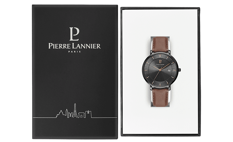 Solar Inti with black dial and brown leather strap - 209G434 - Image 5