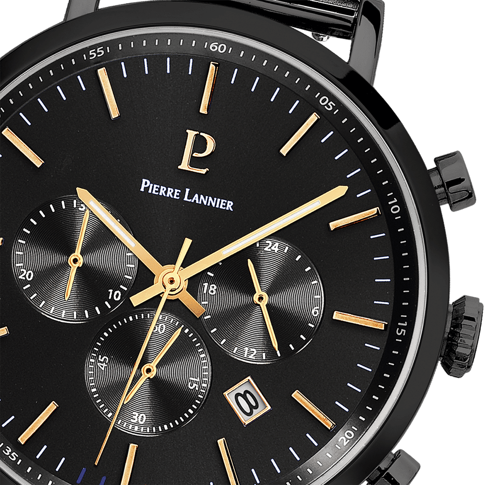Baron with black dial and black milanese strap - 222G439 - Image 3