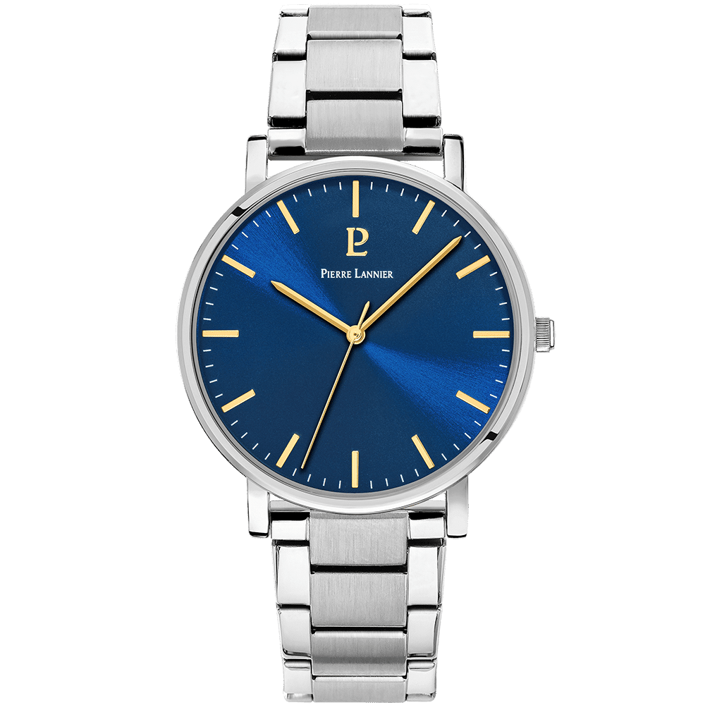 Essential with blue dial and stainless steel strap - 251G161