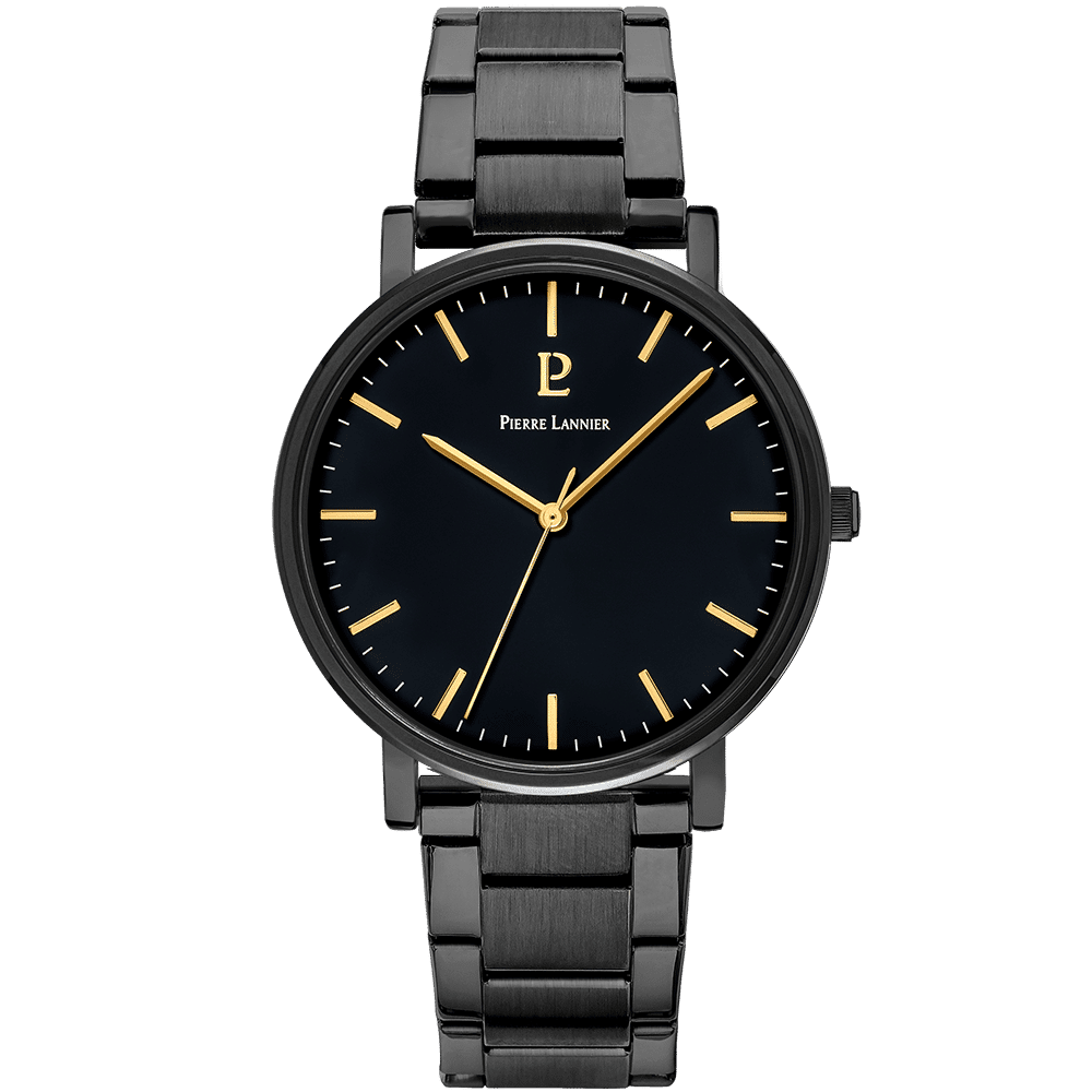Essential with black dial and steel strap - 252G439
