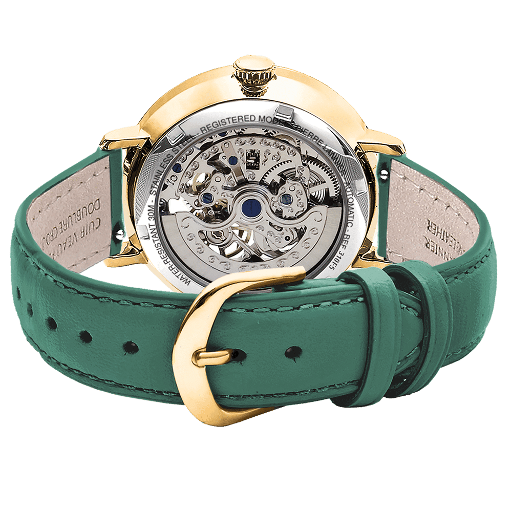 Eolia Automatic with green dial and leather strap - 310F577 - Image 4