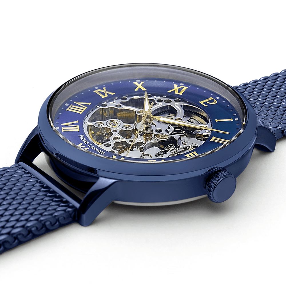 Automatic with blue dial and blue milanese strap - 318B468 - Image 2