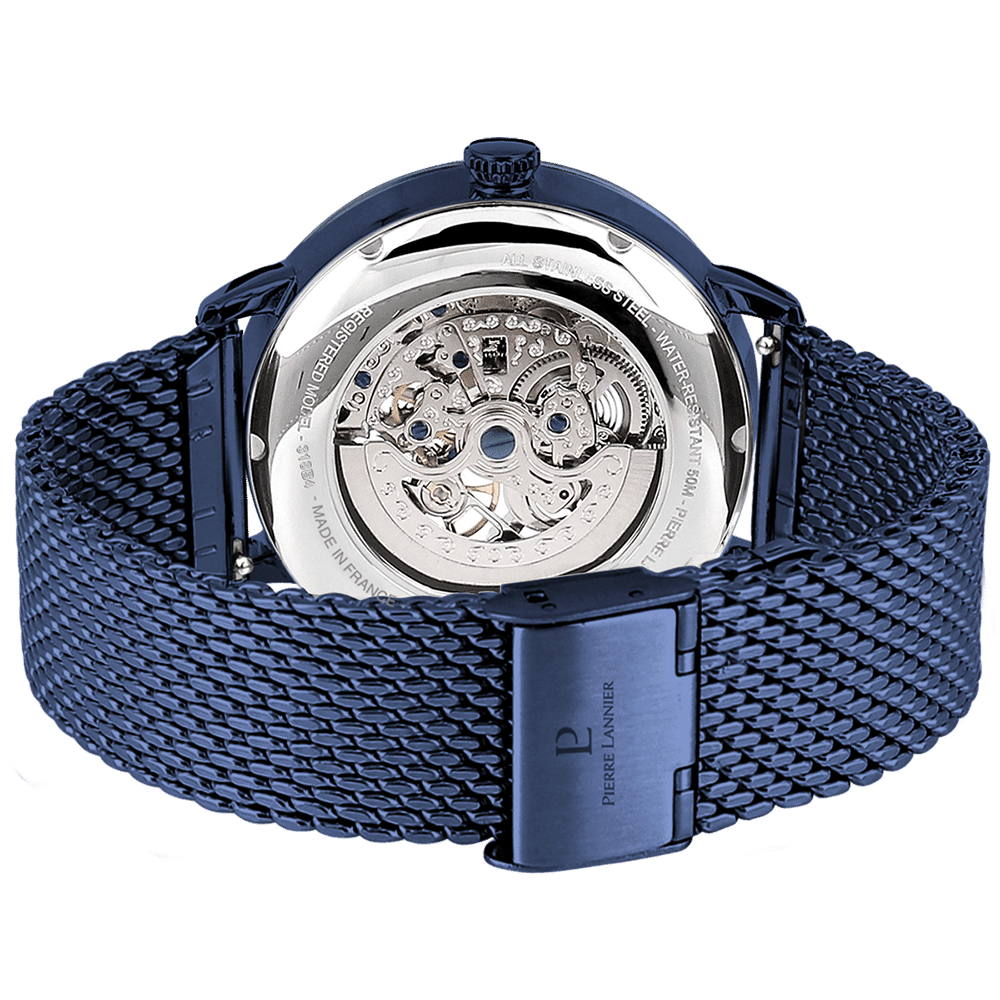 Automatic with blue dial and blue milanese strap - 318B468 - Image 4