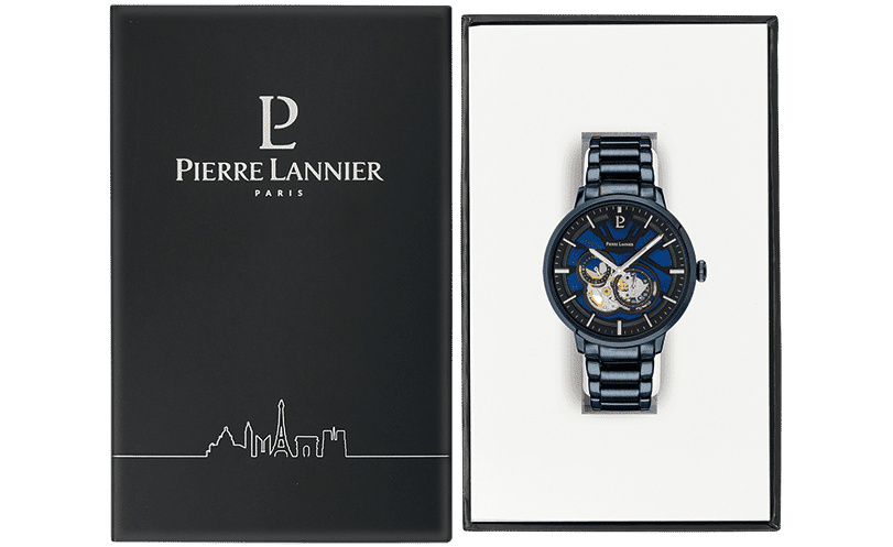 Trio with black dial and black steel strap - 333D469 - Image 5