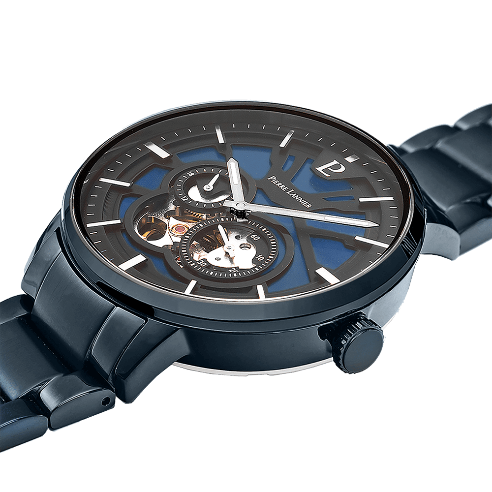 Trio with black dial and black steel strap - 333D469 - Image 2