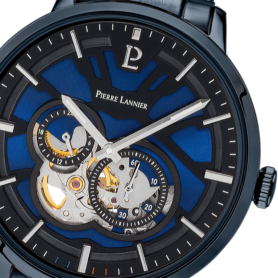 Trio with black dial and black steel strap - 333D469 - Image 3