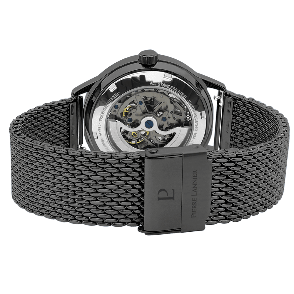 Caliper with black and green dial and milanese strap -338A469 - Image 4